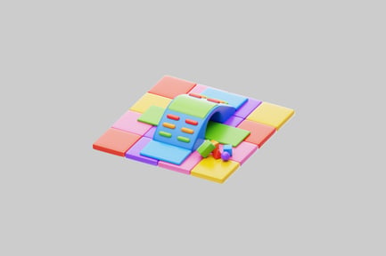 Preview: Kids slide block playground