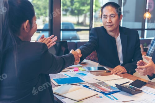 Preview: Multiethnics Teamwork Collaboration Team Meeting Communication concept Business people diversity