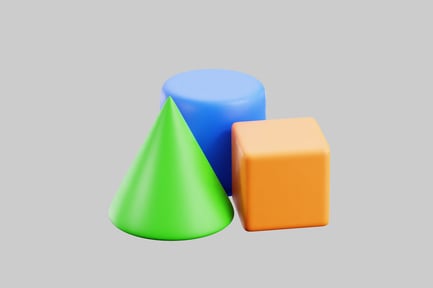 Visualização: Projeto básico de arranjo de formas geométricas