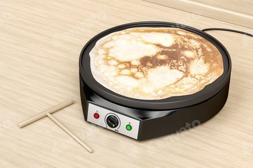 Preview: Electric pancake maker in the kitchen