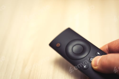 Preview: TV remote control in hand