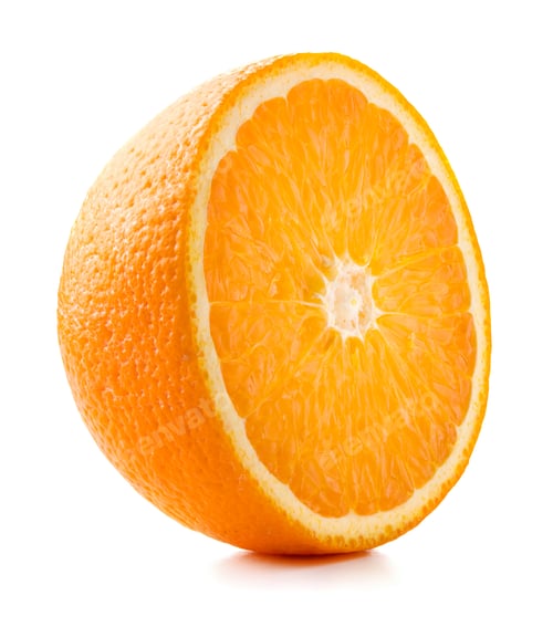 Preview: Half of ripe orange