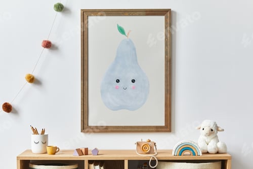 Preview: Stylish scandinavian newborn baby room
