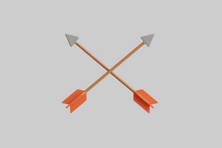 Preview: Crossed hunting arrows