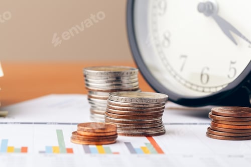 Preview: Accounting in office. Business finance and accounting concept