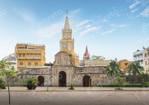 Preview: Gate and Clock Tower - Cartagena de Indias, Colombia