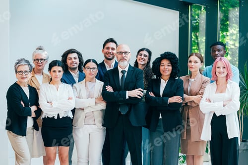 Preview: Businessmen and businesswomen making a corporate party