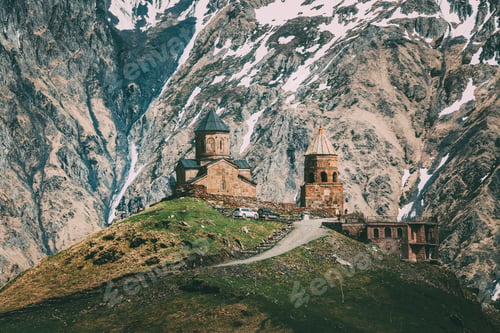 Preview: Gergeti Trinity Church Or Tsminda Sameba - Holy Trinity Church N