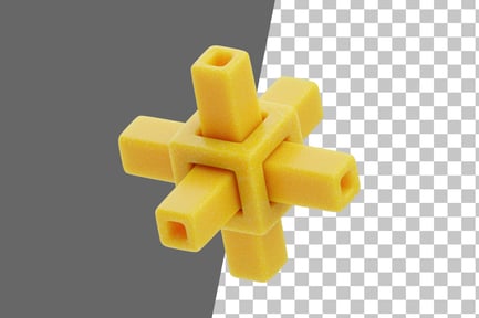 Preview: Crossed Beams 3D Icon