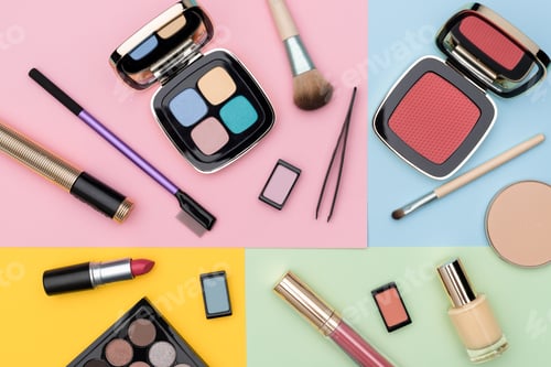 Preview: Collection of professional decorative cosmetics