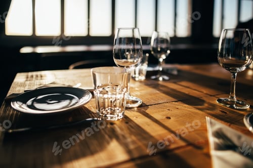 Preview: Close up detail of served table