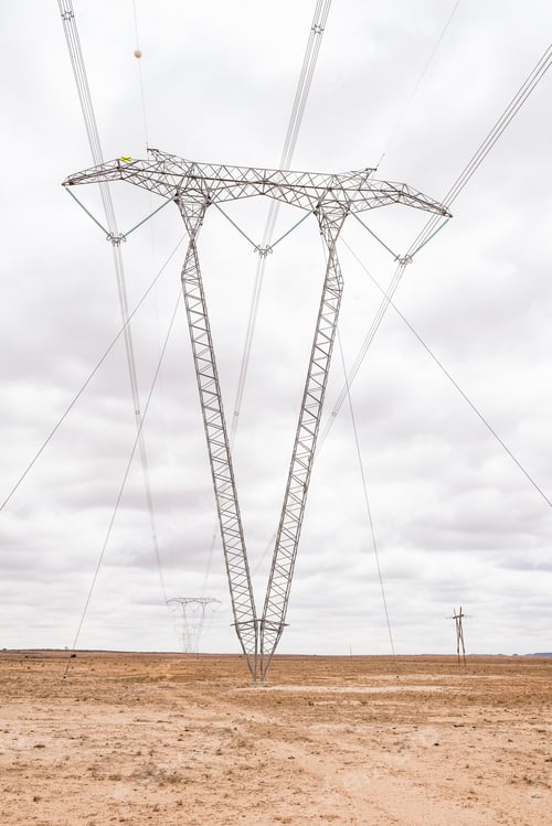 Preview: High voltage power lines between Jacobsdal and Koffiefontein