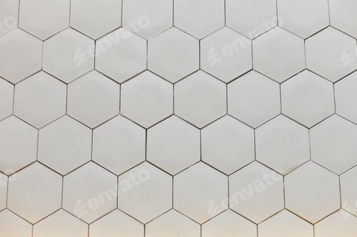 Preview: Gypsum tiles for painting pattern for wall design in interior. White background