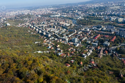 Preview: Aerial Autumn View of Cluj Napoca City, Romania