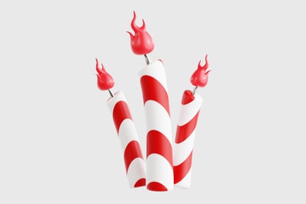 Preview: Birthday Candles Decoration