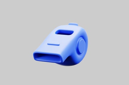 Preview: Blue sports official whistle