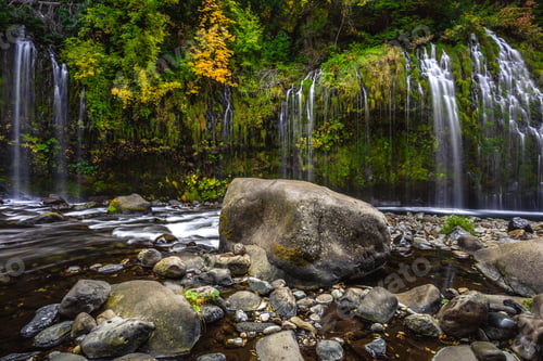 Preview: Mossbrae Falls In Dunsmuir, Northern California