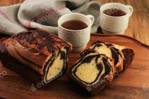 Preview: Sliced Marble Cake