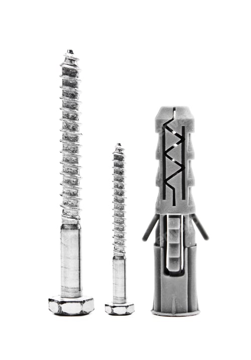 Preview: metal screw isolated