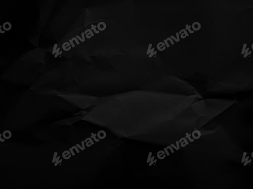 Preview: Paper black crumpled background old vintage letter