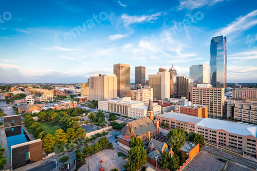Preview: Oklahoma City, Oklahoma, USA Downtown Cityscape