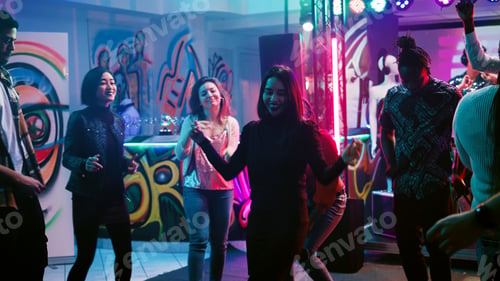 Preview: Funky persons having fun clubbing