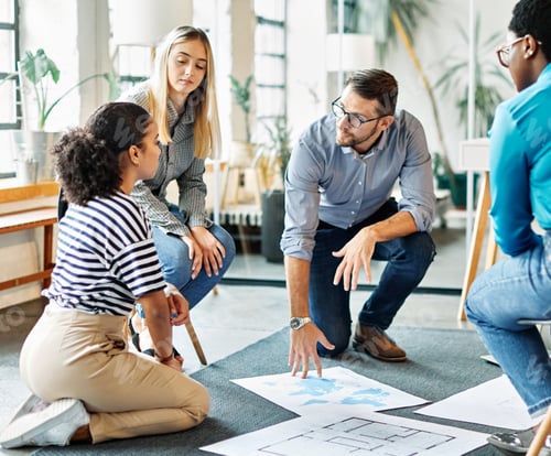 Preview: Young businesspeople having a meeting in the office