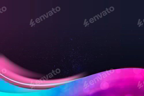 Preview: Colorful gradient template on a dark purple background