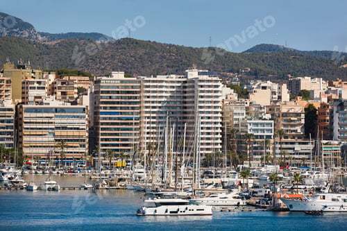 Preview: Palma de Mallorca marina. Balearic islands. Holidays in Spain