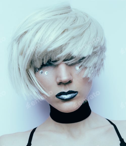 Preview: Sensual blonde haircut Stylish Fashion Velvet Choker Necklace