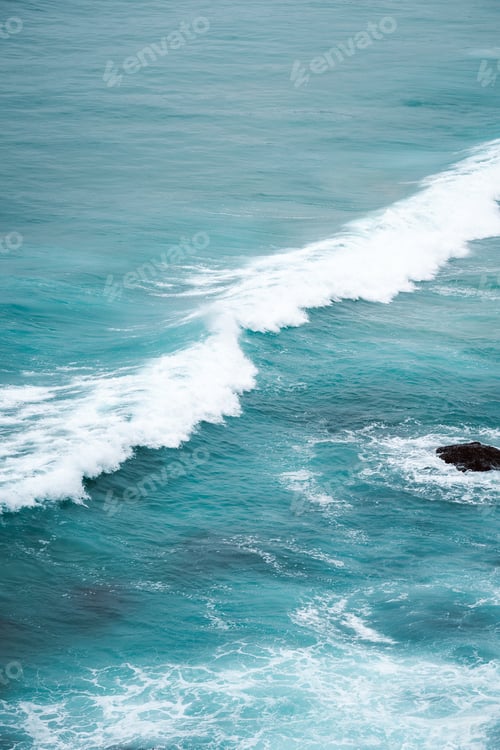 Preview: Ocean wave sea view at Sagres in Europe Portugal, Algarve