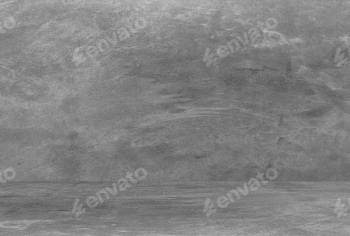 Preview: empty room with concrete wall, grey background