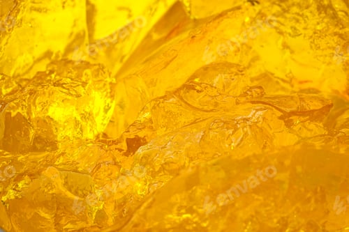 Preview: Delicious yellow fruit jelly as background, closeup