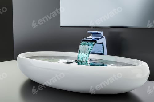 Preview: Water flowing in the basin