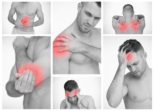 Preview: Pictures Representing Man Having Pain At Several Part Of Body