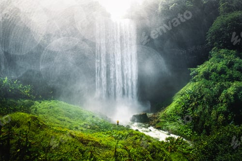 Preview: Waterfall in the forest in bolaven plateau Laos