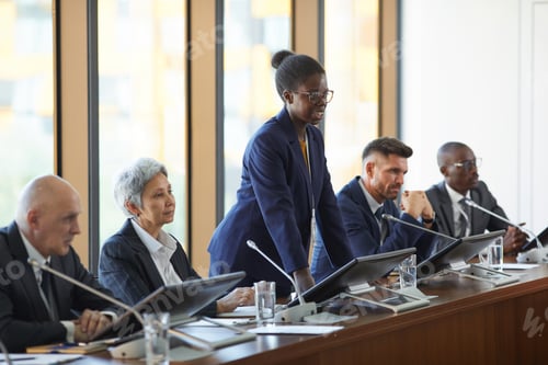 Preview: Woman performing at conference