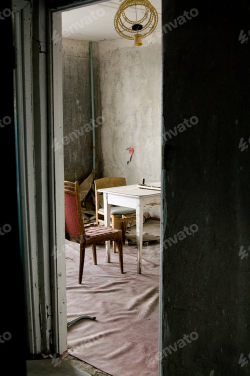 Preview: The interior of one of the apartments in multistory abandoned in Pripyat ghost town