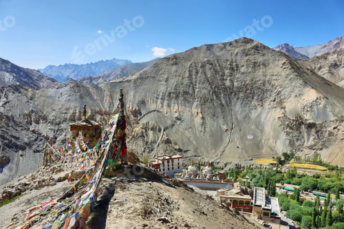 Preview: Lamayuru Buddhist Monastery nestled within the Indian Himalayan region of Ladakh, India