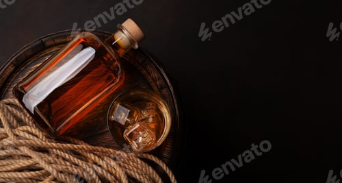 Preview: Bottle with rum
