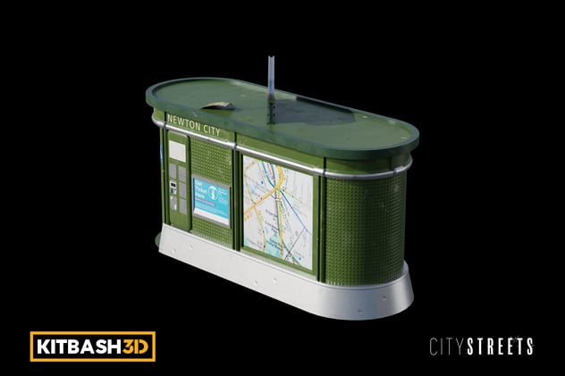 Kitbash: City Cars - Mid-Size SUV 3D, Incl. highway & street - Envato