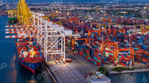 Preview: Shipyard Cargo Container Sea Port Freight forwarding service logistics