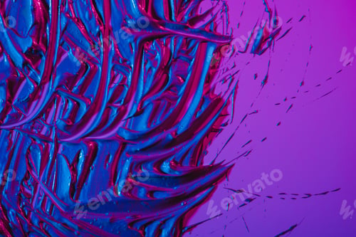 Preview: Puddle of neon paint