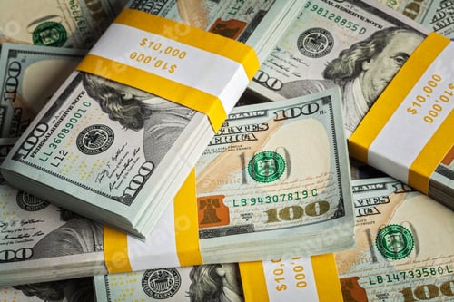 Preview: Background of new 100 US dollars 2013 bills