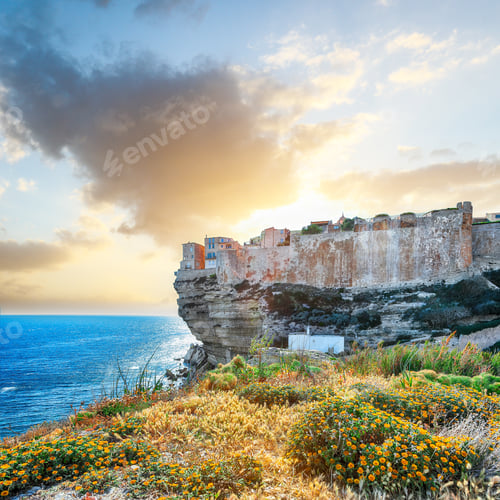 Preview: Breathtaking view of old town Bonifacio.