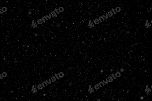 Preview: Snow or snowflake storm falling. White dots falling powder glitter confetti.
