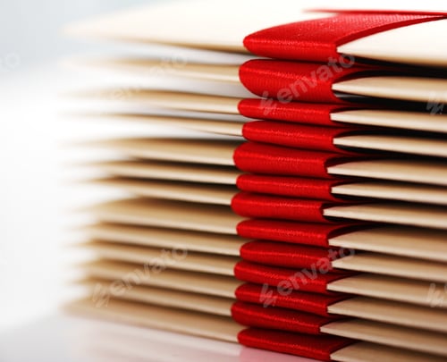 Preview: Gift envelopes with red bow