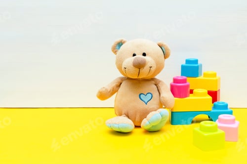 Preview: bear constructor,cars for children play,baby's development,Educational logic toys for kid's.