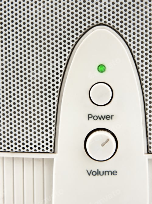 Preview: Close-Up View Of Computer Loudspeaker