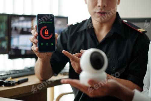 Preview: Guard Showing Security Control Application